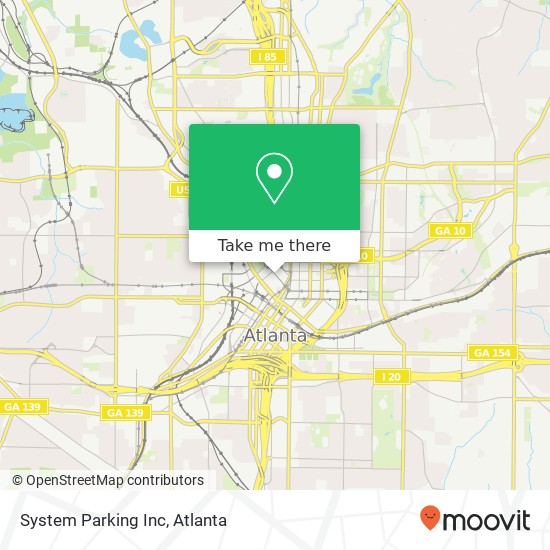 System Parking Inc map