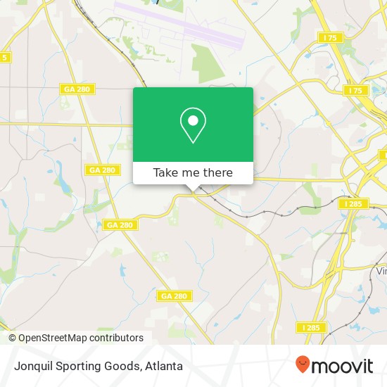 Jonquil Sporting Goods map