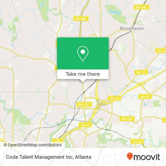 Mapa de Code Talent Management Inc