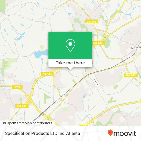 Specification Products LTD Inc map
