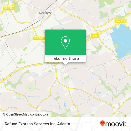 Refund Express Services Inc map