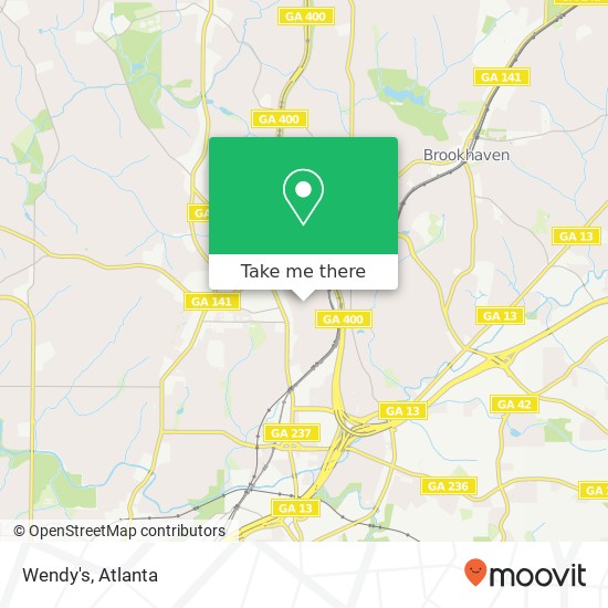 Mapa de Wendy's