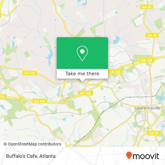 Buffalo's Cafe map
