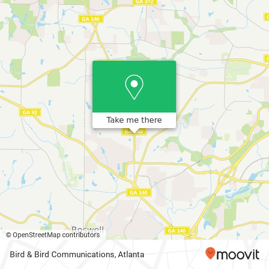 Mapa de Bird & Bird Communications