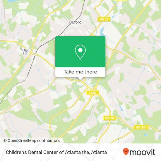 Mapa de Children's Dental Center of Atlanta the