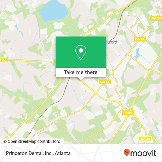 Mapa de Princeton Dental, Inc.