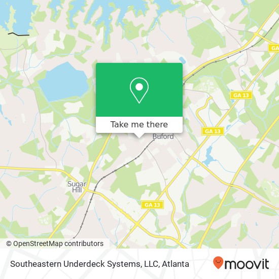 Southeastern Underdeck Systems, LLC map