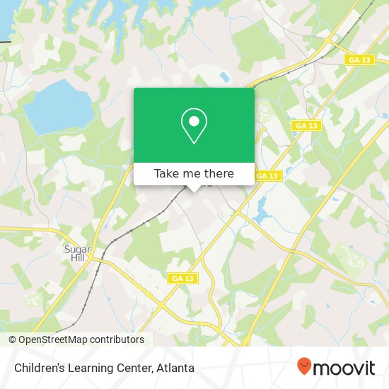 Children's Learning Center map