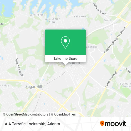 A A Terrefic Locksmith map