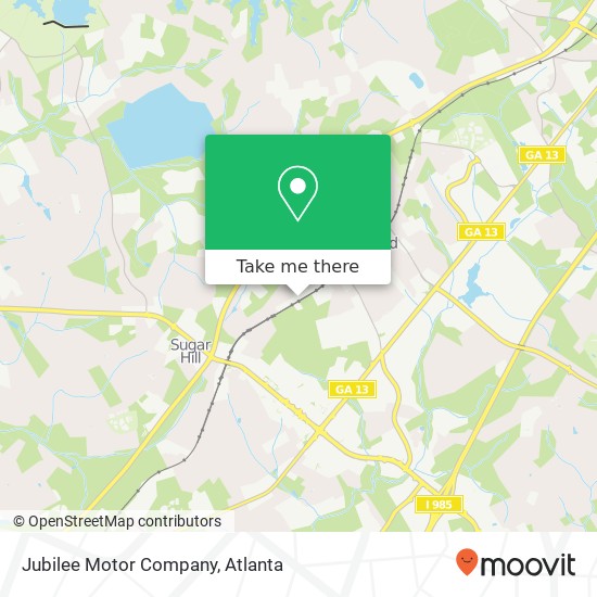 Mapa de Jubilee Motor Company