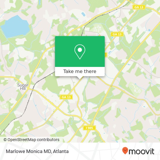 Marlowe Monica MD map