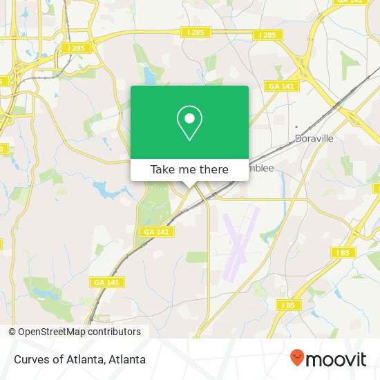 Curves of Atlanta map