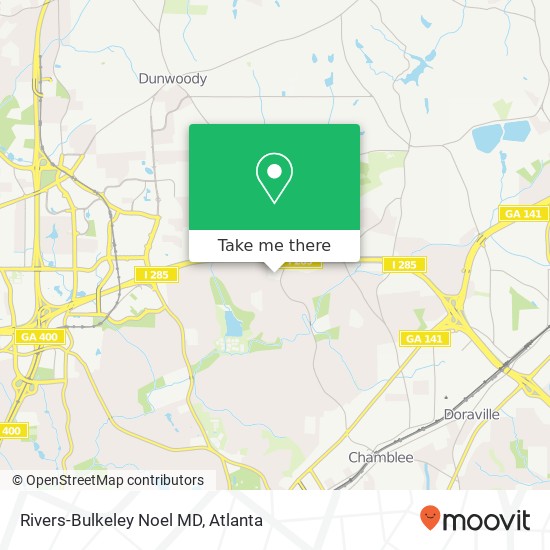 Rivers-Bulkeley Noel MD map
