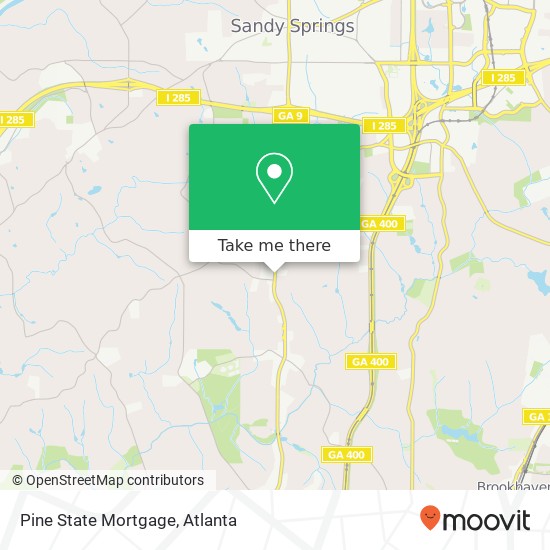 Mapa de Pine State Mortgage