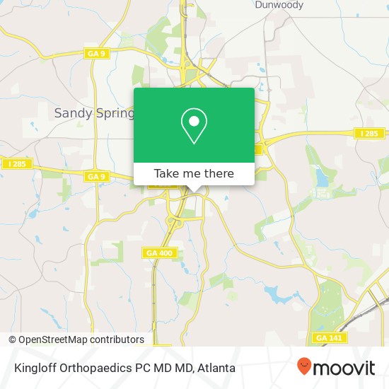 Kingloff Orthopaedics PC MD MD map