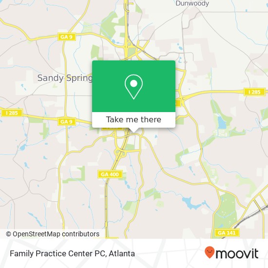 Family Practice Center PC map