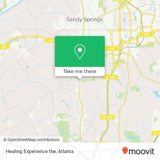 Mapa de Healing Experience the