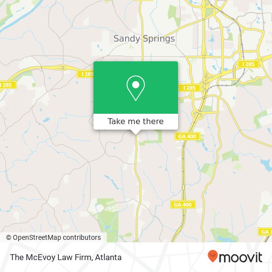 Mapa de The McEvoy Law Firm