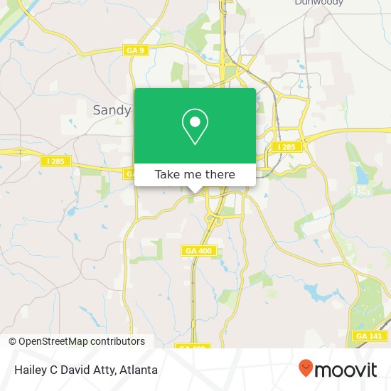 Hailey C David Atty map