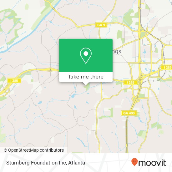 Stumberg Foundation Inc map