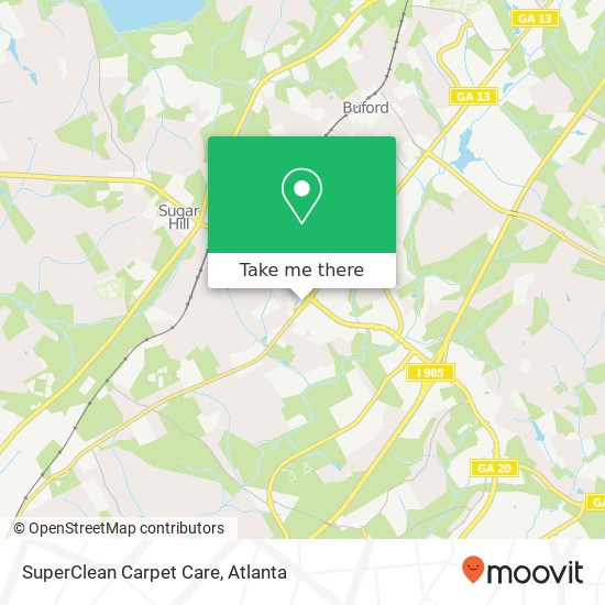 SuperClean Carpet Care map