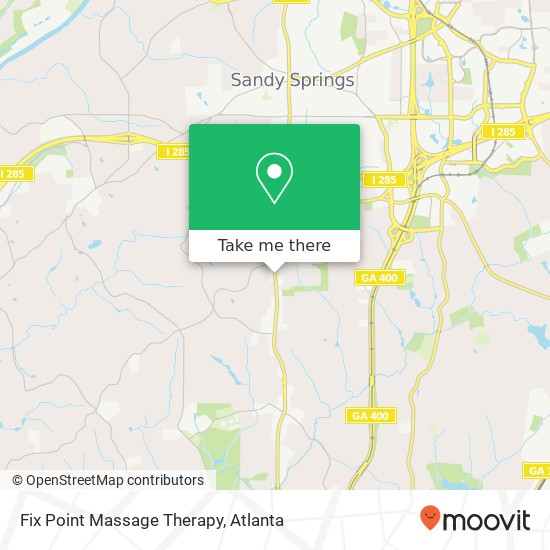 Mapa de Fix Point Massage Therapy