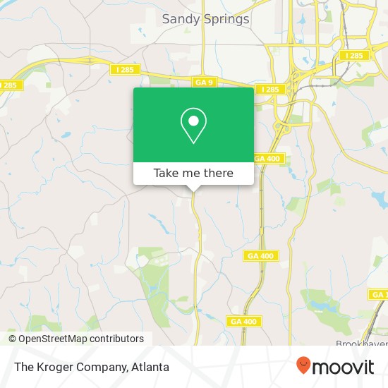 The Kroger Company map