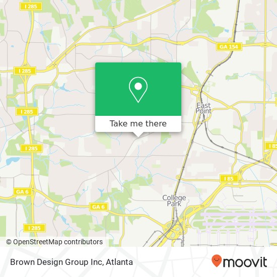 Mapa de Brown Design Group Inc