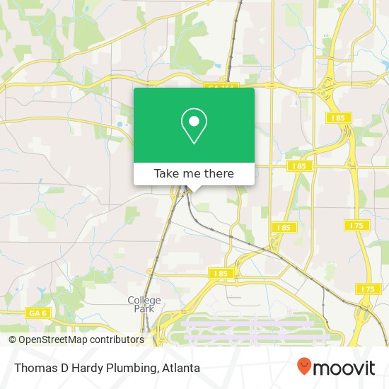 Thomas D Hardy Plumbing map