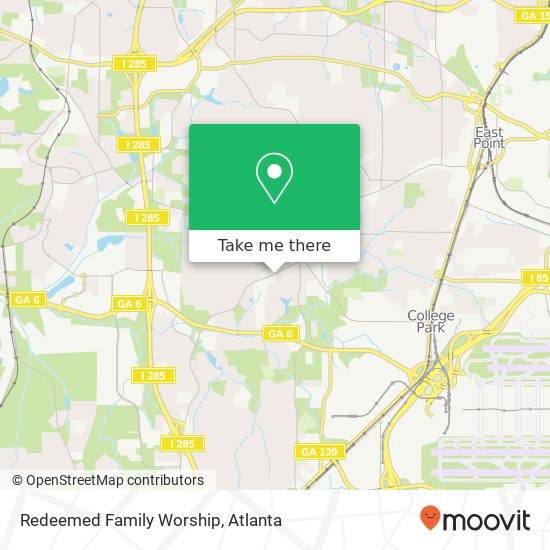 Mapa de Redeemed Family Worship