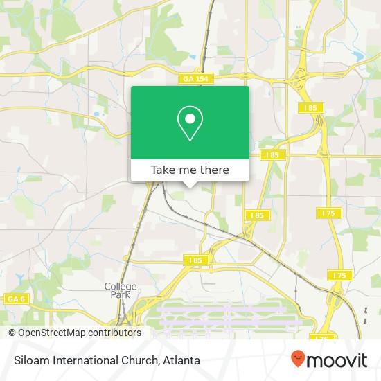 Siloam International Church map