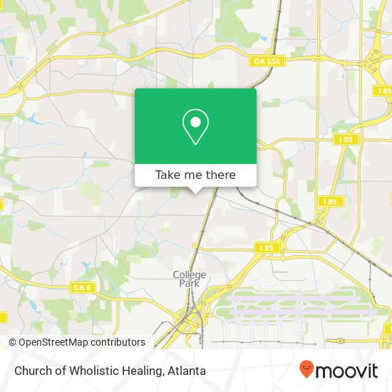 Mapa de Church of Wholistic Healing