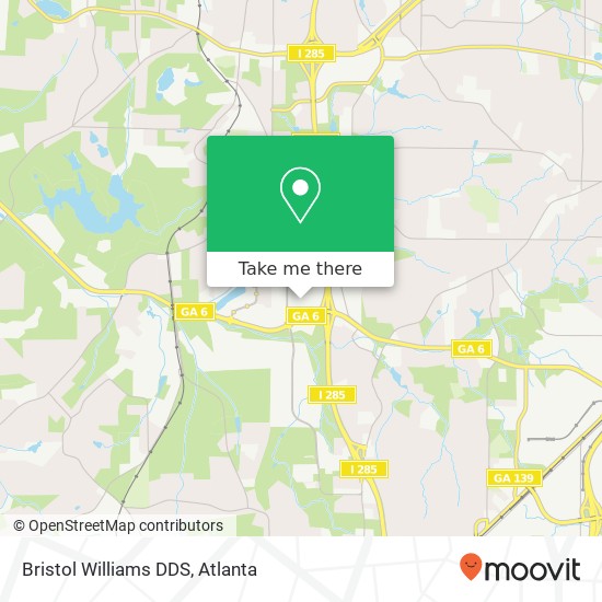 Bristol Williams DDS map