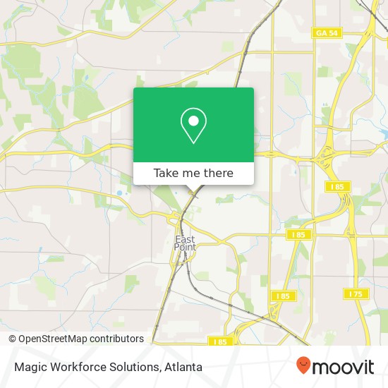 Mapa de Magic Workforce Solutions