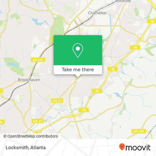 Locksmith map