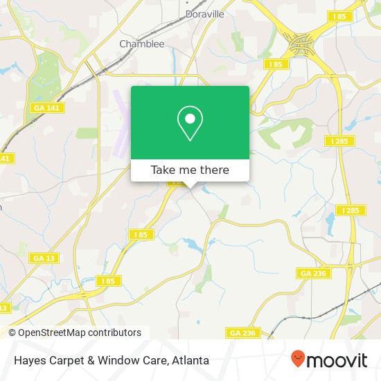 Hayes Carpet & Window Care map