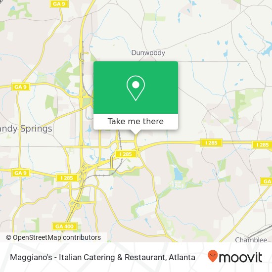 Mapa de Maggiano's - Italian Catering & Restaurant