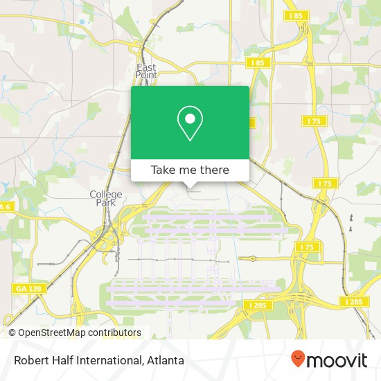 Robert Half International map