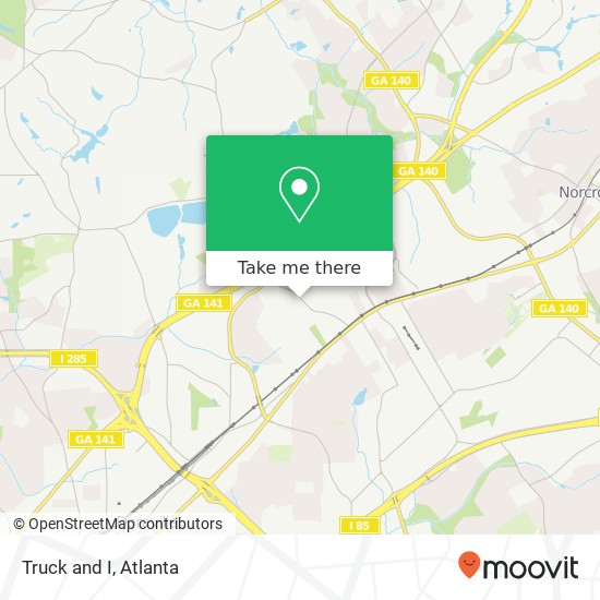 Truck and I map