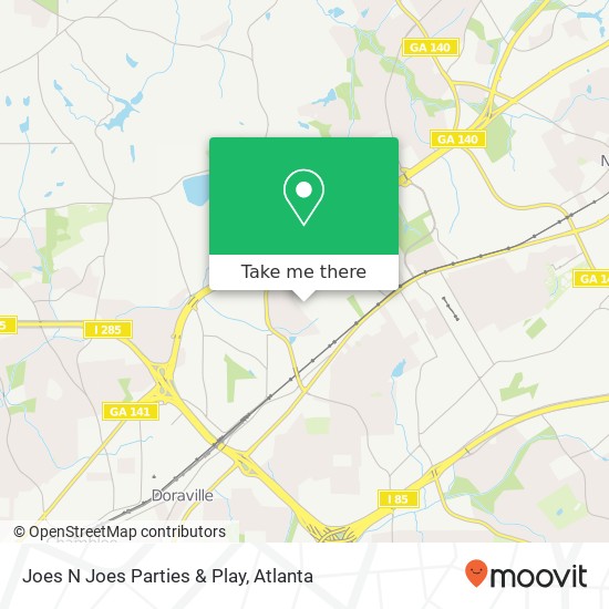 Mapa de Joes N Joes Parties & Play