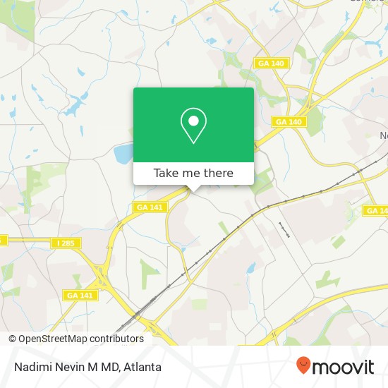 Nadimi Nevin M MD map