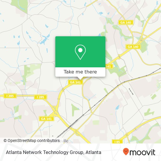 Mapa de Atlanta Network Technology Group