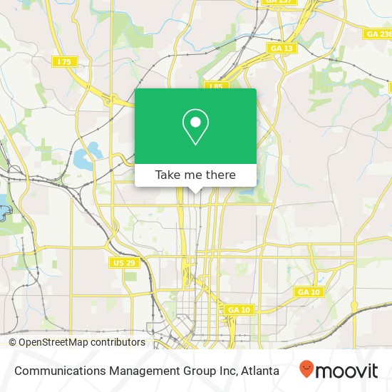 Mapa de Communications Management Group Inc