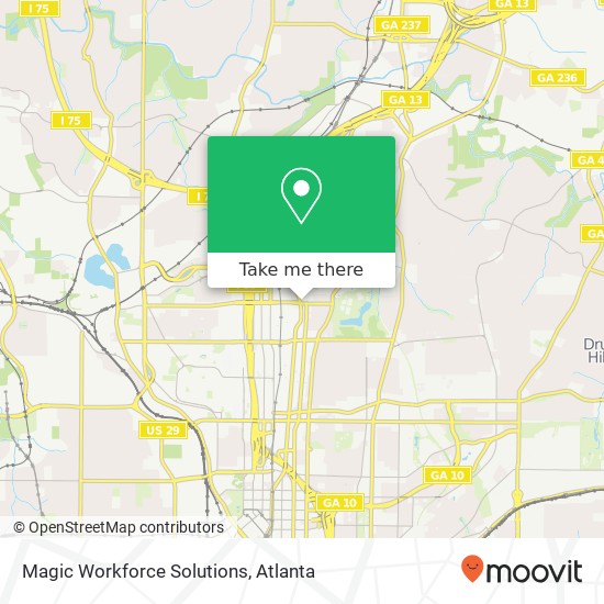 Mapa de Magic Workforce Solutions