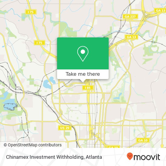 Mapa de Chinamex Investment Withholding