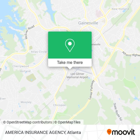 Mapa de AMERICA INSURANCE AGENCY