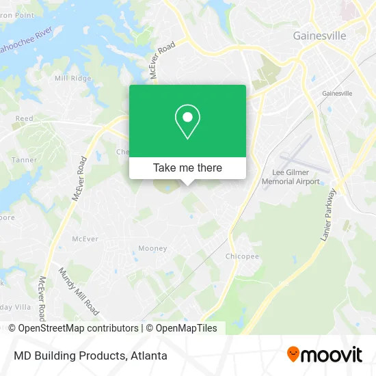 MD Building Products map