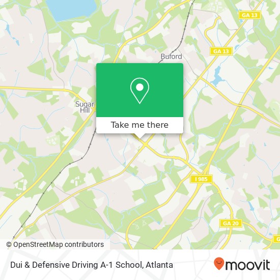 Dui & Defensive Driving A-1 School map