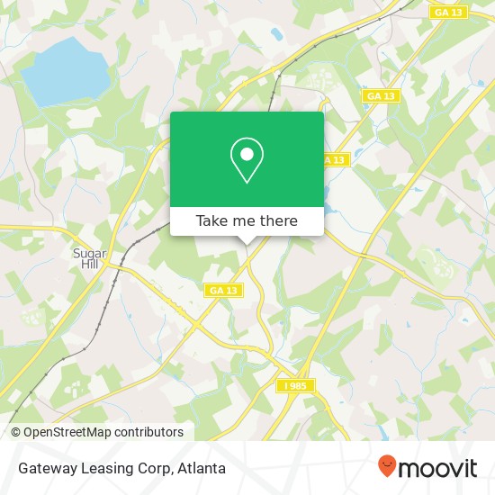 Gateway Leasing Corp map