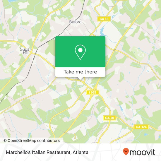 Mapa de Marchello's Italian Restaurant